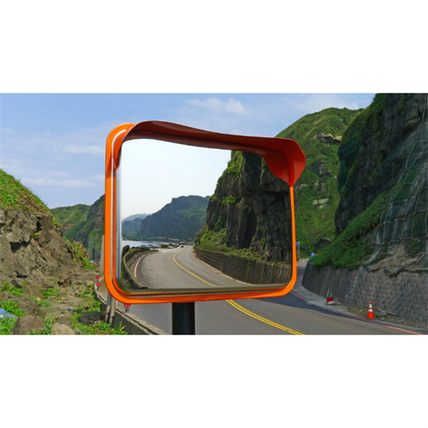 Square Traffic Outdoor Stainless Steel Convex Mirror