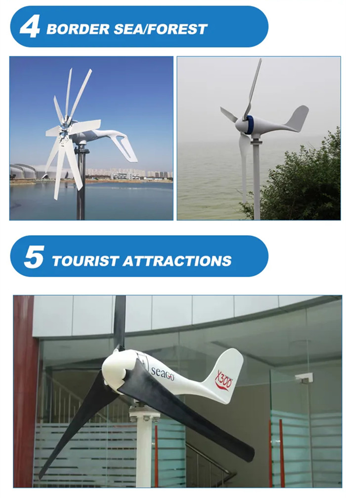 Wind Power Turbine Vertical Axis Wind Generator 1000w 2000w 3000w